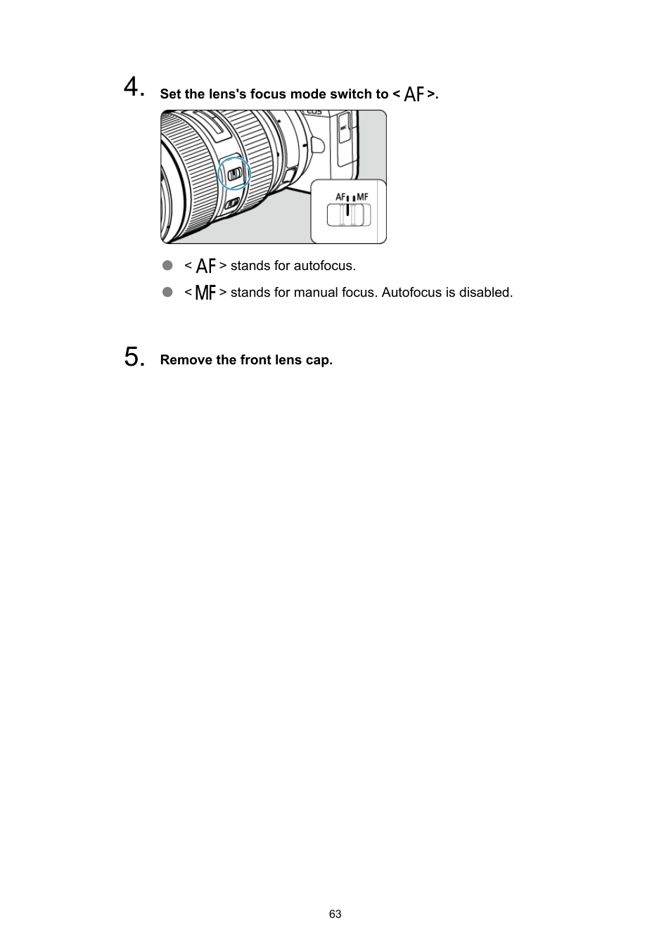 Canon EOS R50 Mirrorless Camera (White) User Manual | Page 63 / 810