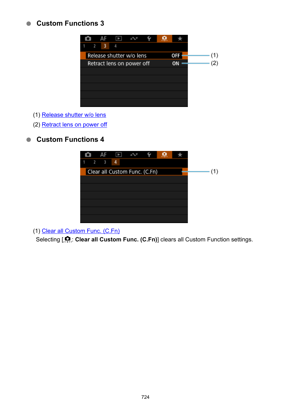 Canon EOS R50 Mirrorless Camera (White) User Manual | Page 724 / 810