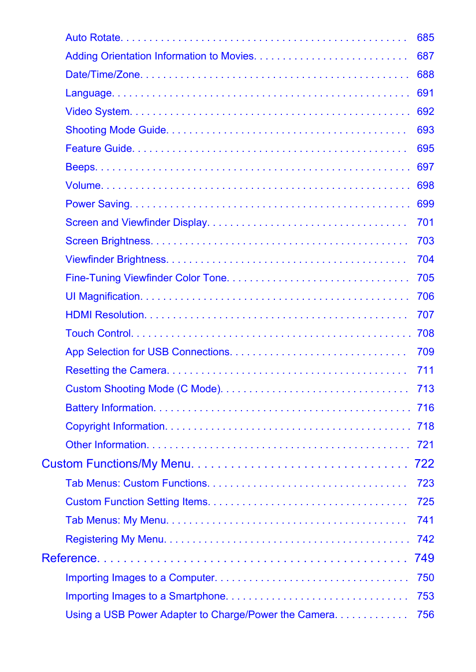 Canon EOS R50 Mirrorless Camera (White) User Manual | Page 8 / 810