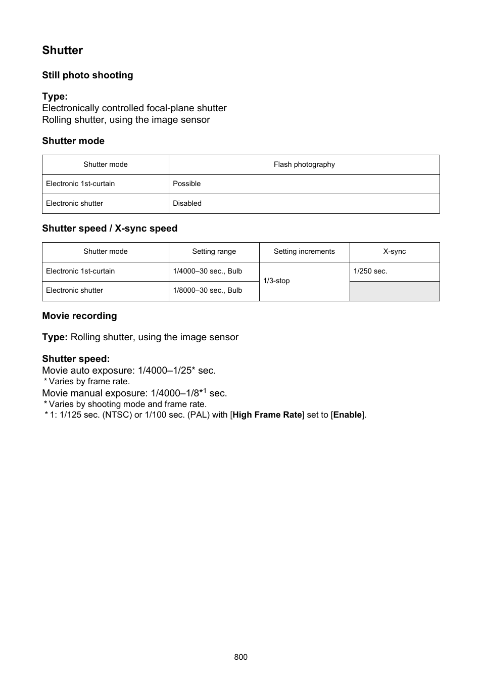 Shutter | Canon EOS R50 Mirrorless Camera (White) User Manual | Page 800 / 810