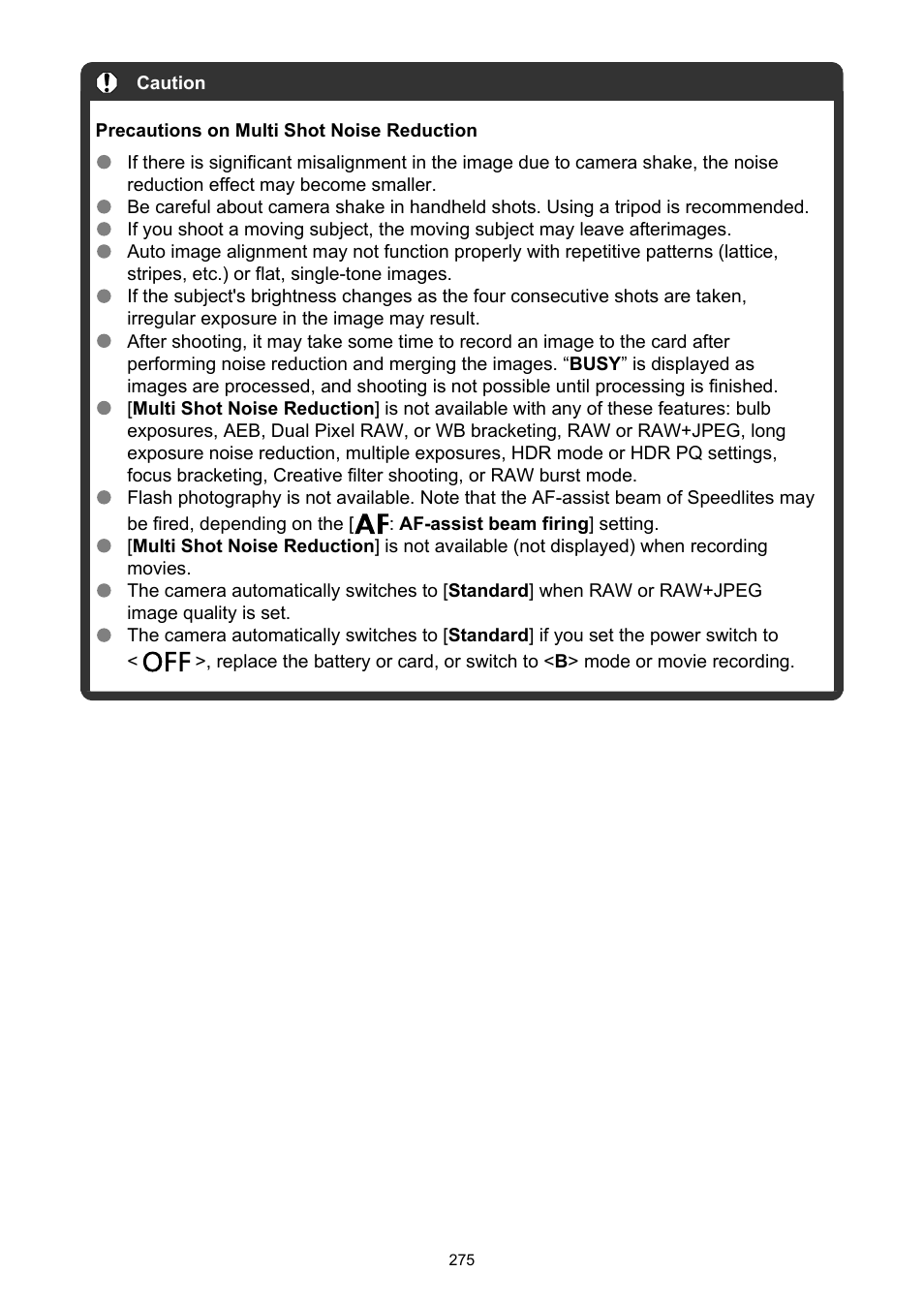 Canon EOS R6 Mark II Mirrorless Camera with 24-105mm f/4-7.1 Lens User Manual | Page 275 / 1074