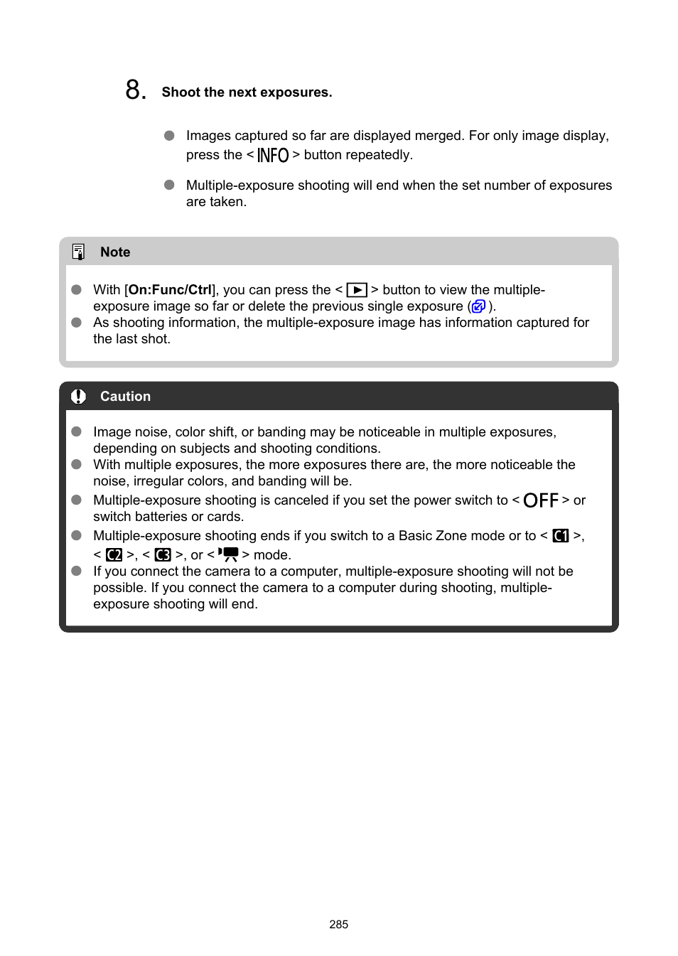 Canon EOS R6 Mark II Mirrorless Camera with 24-105mm f/4-7.1 Lens User Manual | Page 285 / 1074