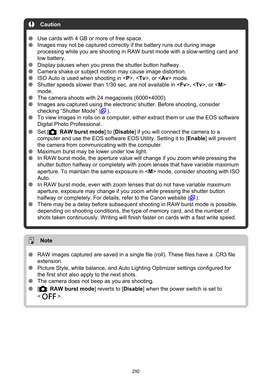 Canon EOS R6 Mark II Mirrorless Camera with 24-105mm f/4-7.1 Lens User Manual | Page 292 / 1074