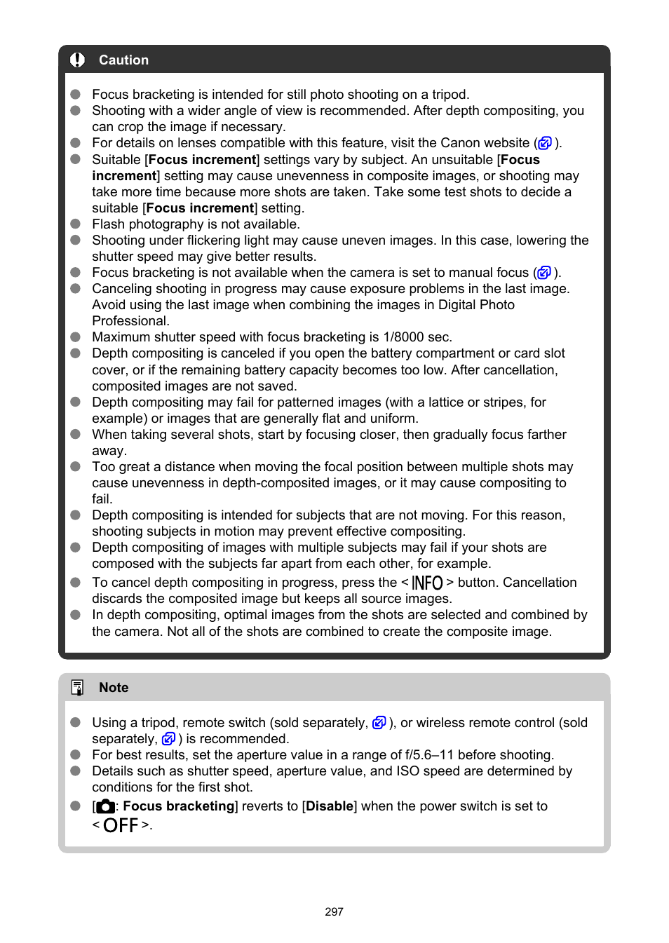 Canon EOS R6 Mark II Mirrorless Camera with 24-105mm f/4-7.1 Lens User Manual | Page 297 / 1074