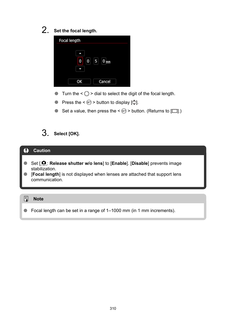 Canon EOS R6 Mark II Mirrorless Camera with 24-105mm f/4-7.1 Lens User Manual | Page 310 / 1074