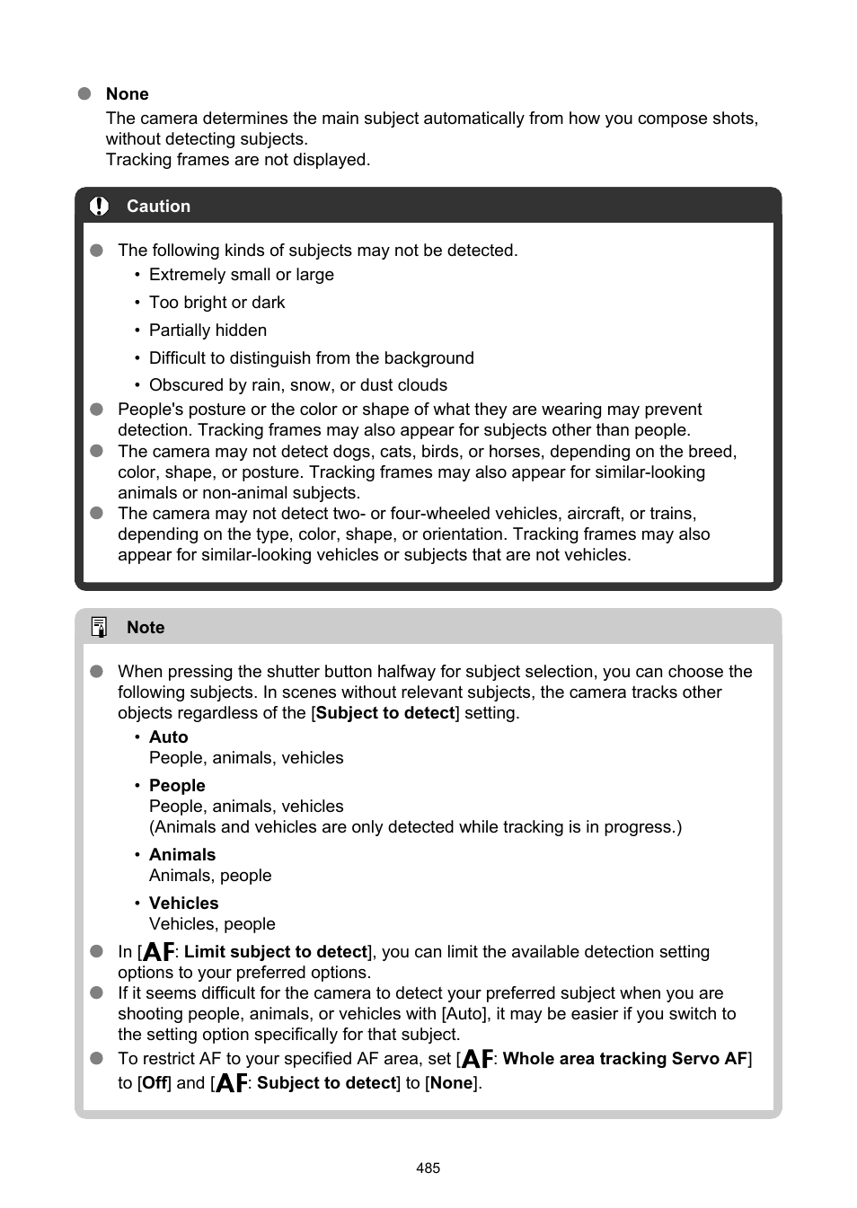 Canon EOS R6 Mark II Mirrorless Camera with 24-105mm f/4-7.1 Lens User Manual | Page 485 / 1074