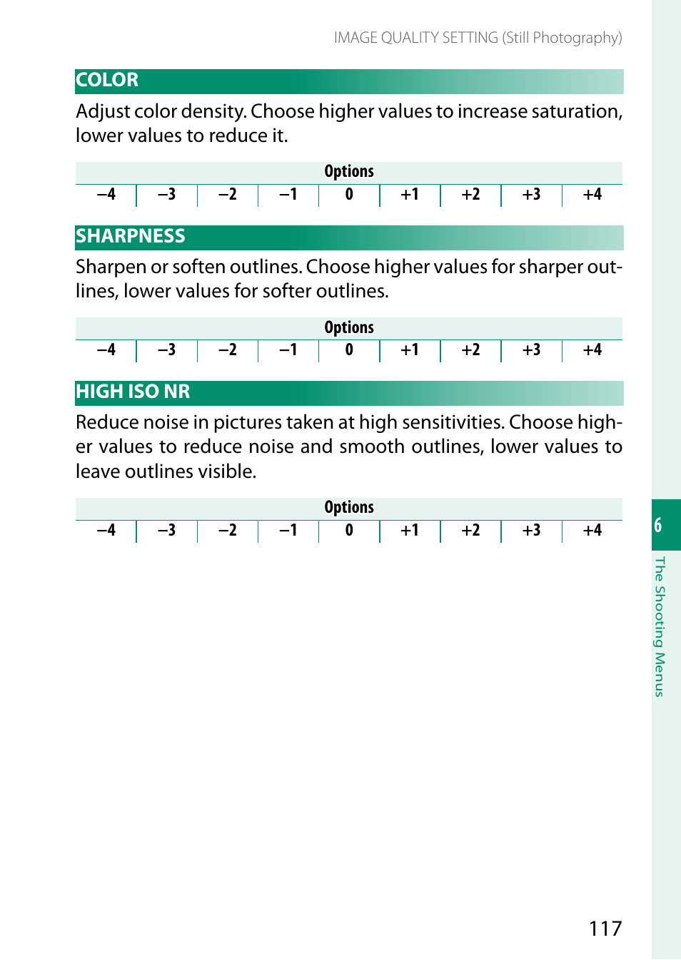 Or sharpness | FujiFilm X-S10 Mirrorless Camera User Manual | Page 141 / 354