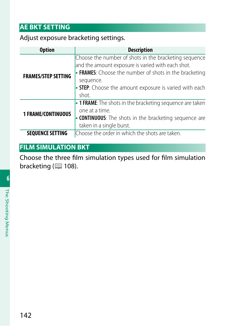 FujiFilm X-S10 Mirrorless Camera User Manual | Page 166 / 354