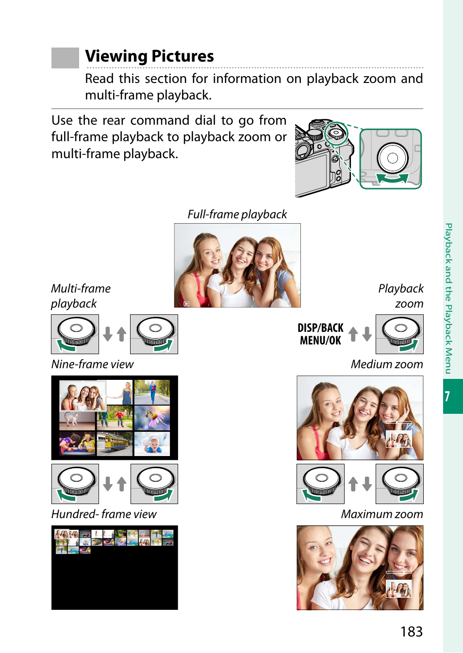 Viewing pictures | FujiFilm X-S10 Mirrorless Camera User Manual | Page 207 / 354