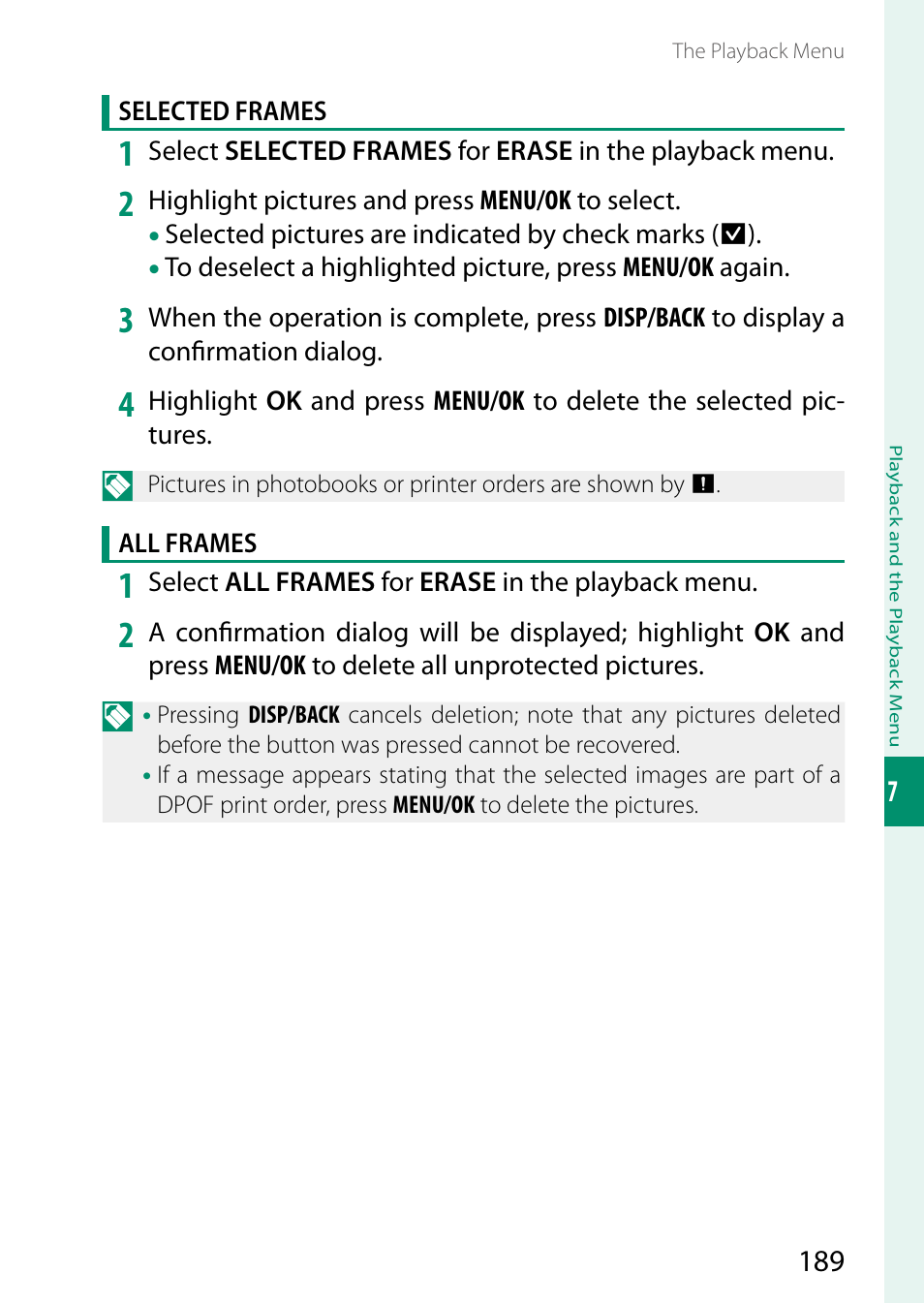 FujiFilm X-S10 Mirrorless Camera User Manual | Page 213 / 354