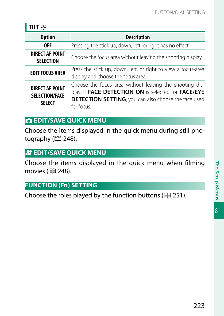 FujiFilm X-S10 Mirrorless Camera User Manual | Page 247 / 354