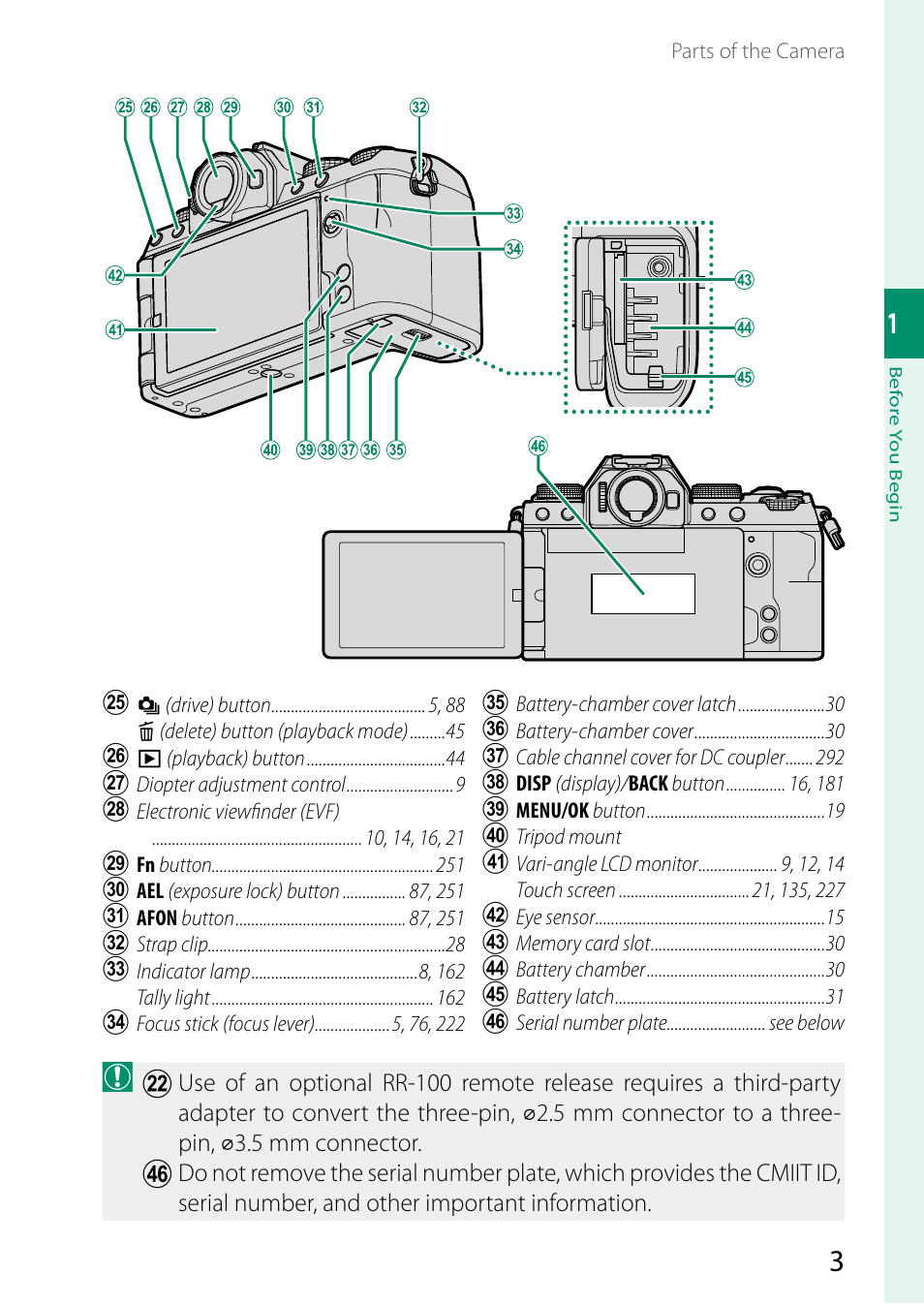 FujiFilm X-S10 Mirrorless Camera User Manual | Page 27 / 354