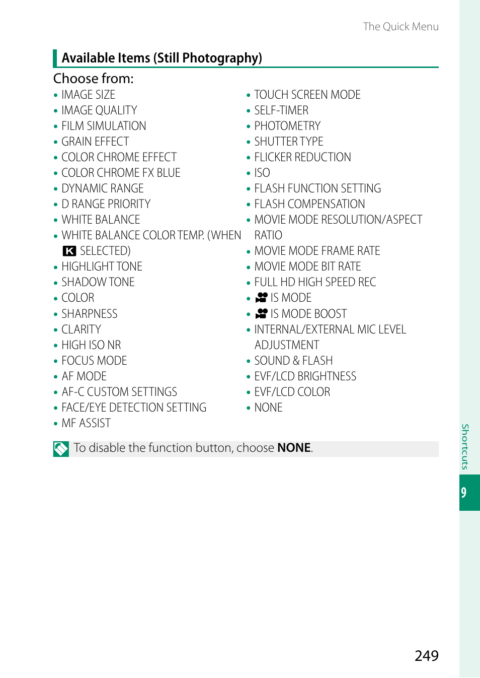 FujiFilm X-S10 Mirrorless Camera User Manual | Page 273 / 354