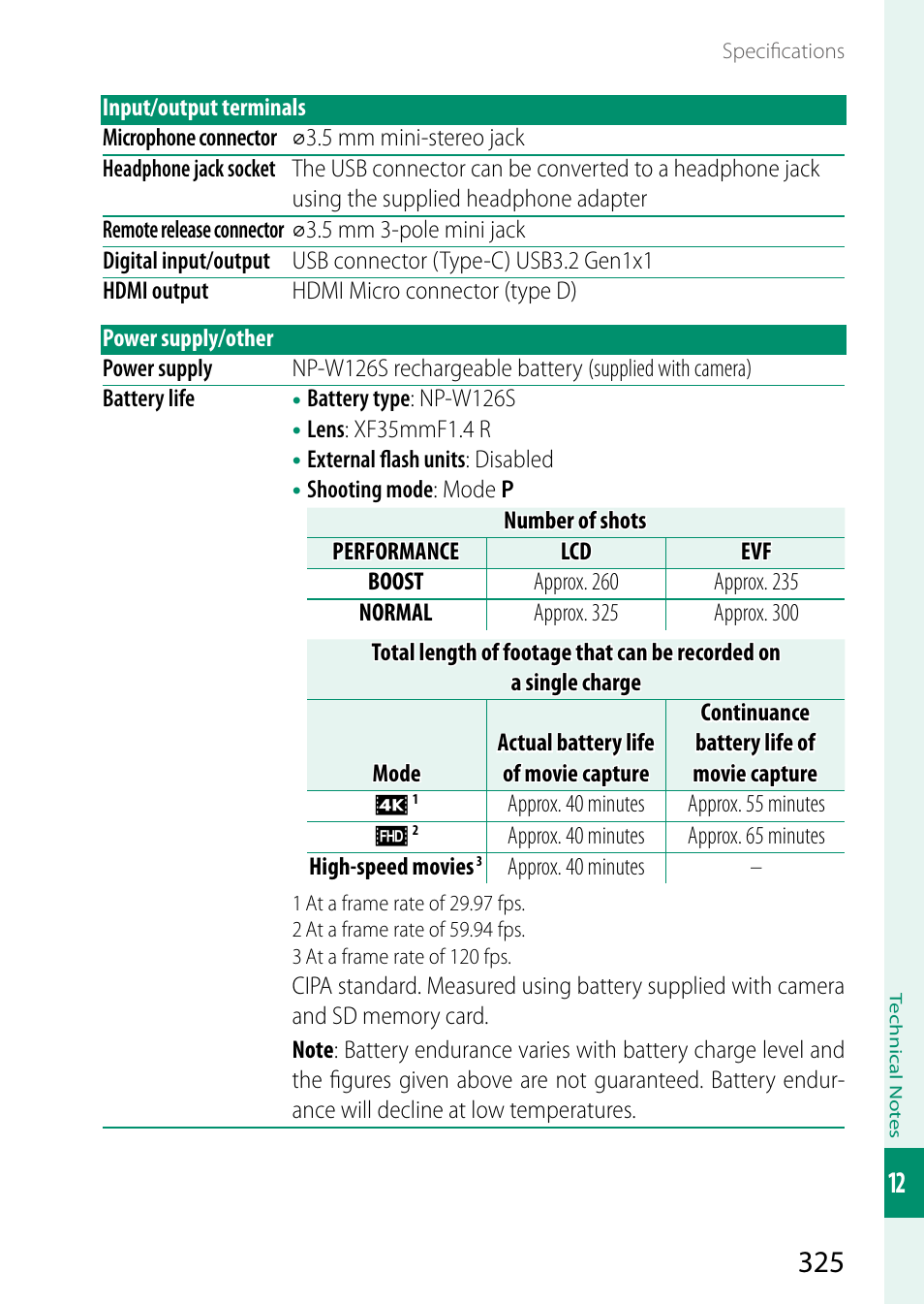 FujiFilm X-S10 Mirrorless Camera User Manual | Page 349 / 354