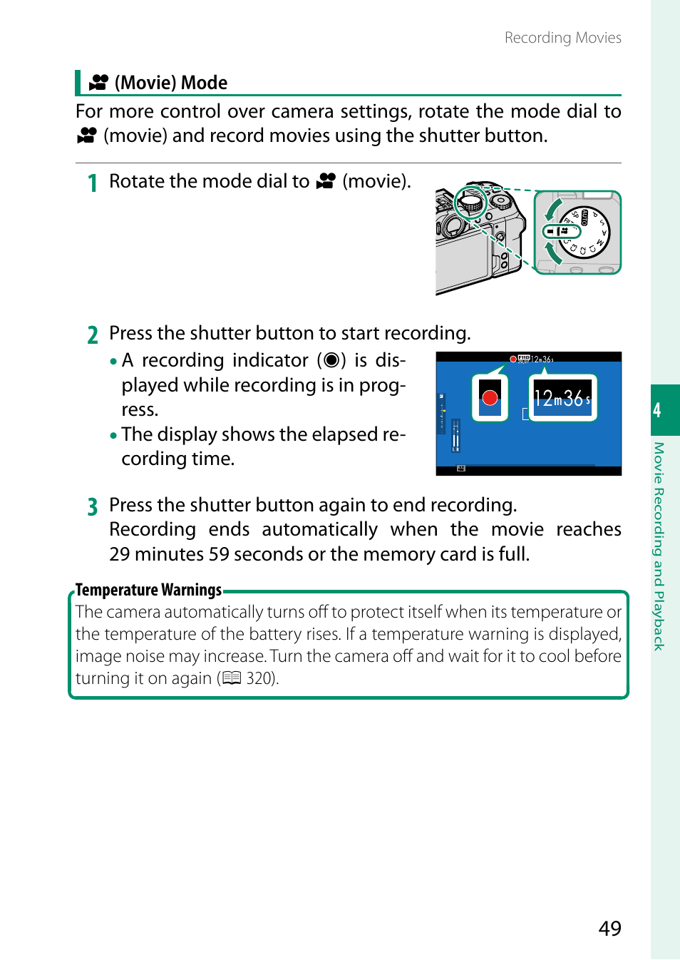 FujiFilm X-S10 Mirrorless Camera User Manual | Page 73 / 354