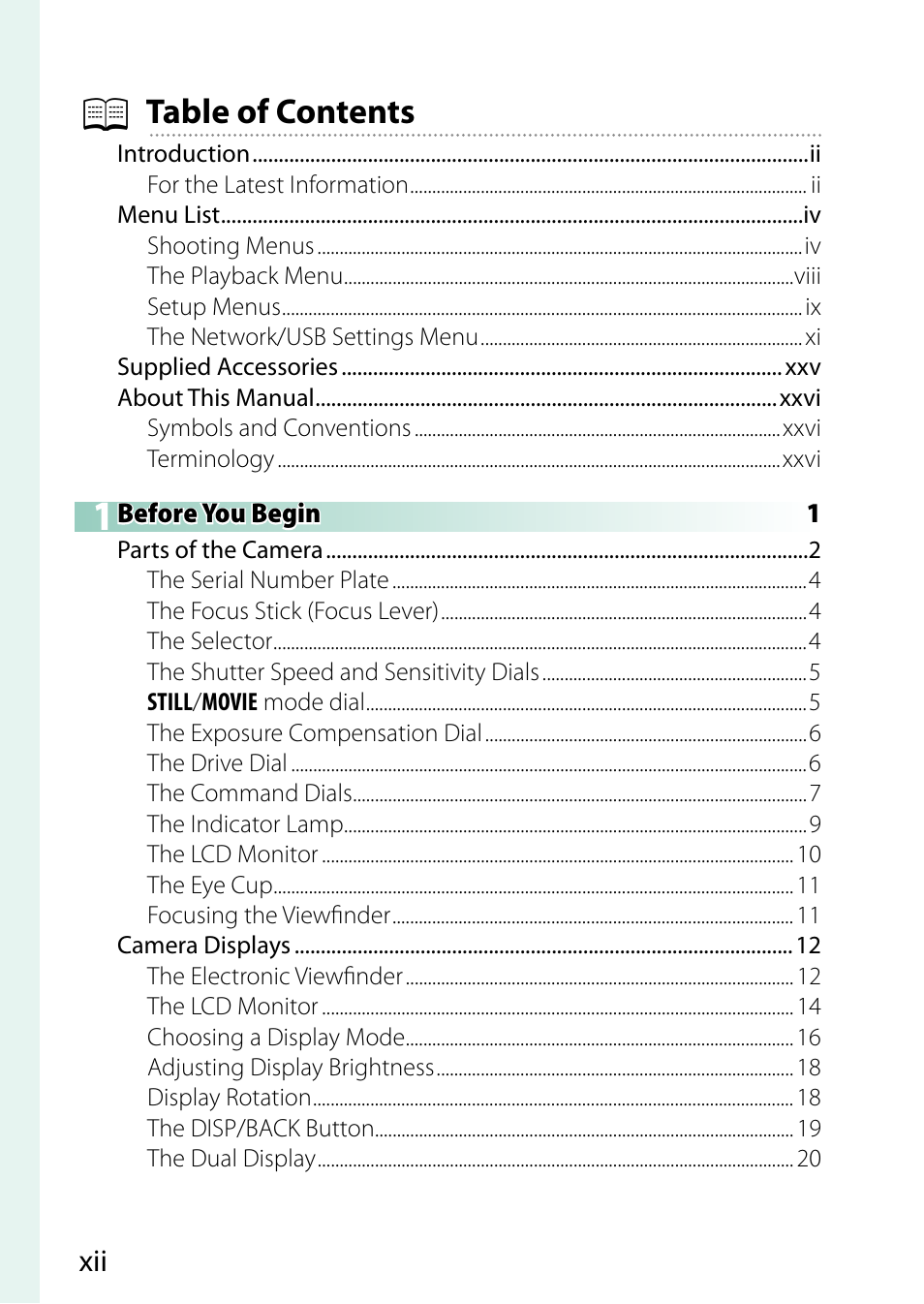 FujiFilm X-T5 Mirrorless Camera (Silver) User Manual | Page 12 / 432