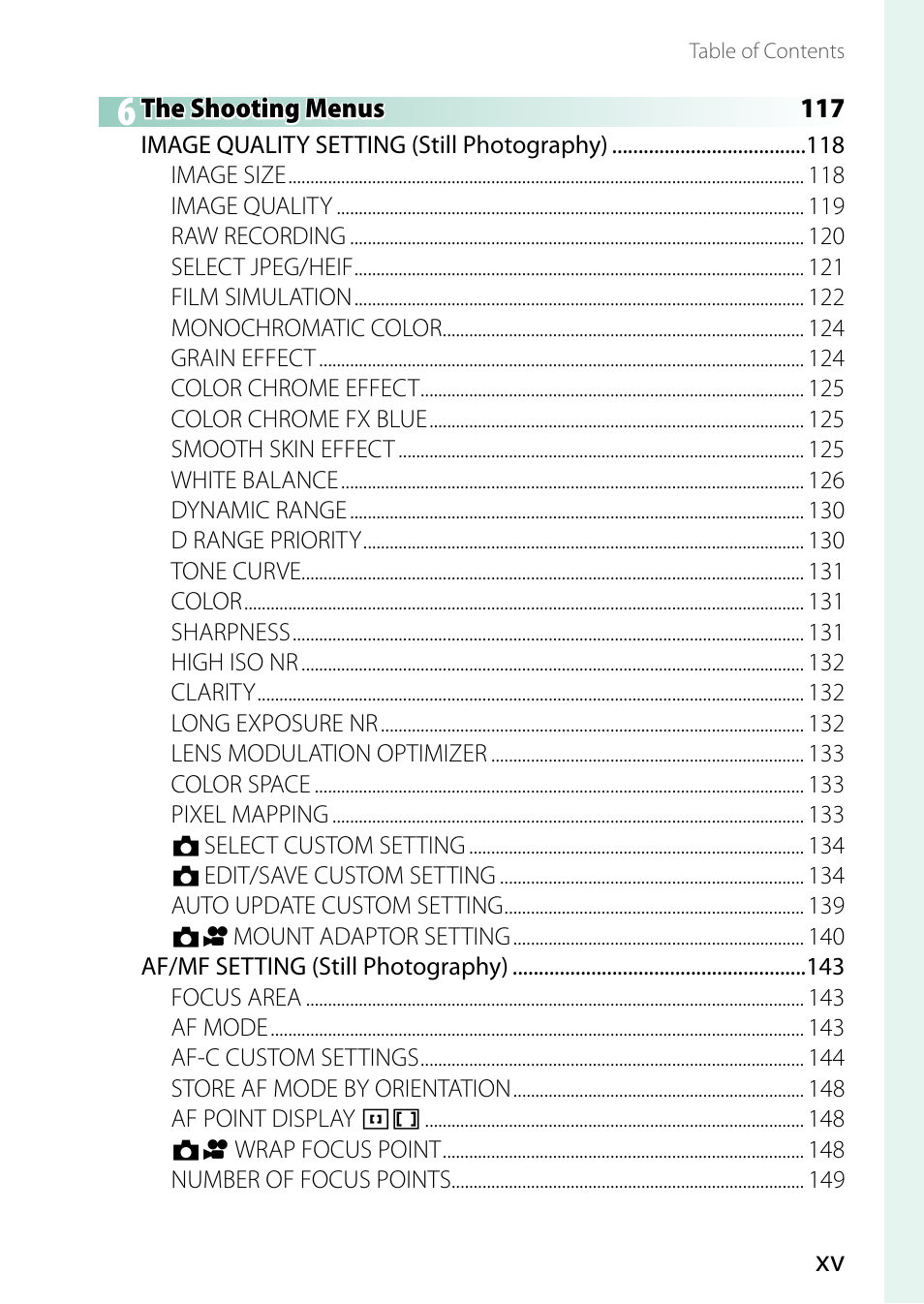 FujiFilm X-T5 Mirrorless Camera (Silver) User Manual | Page 15 / 432