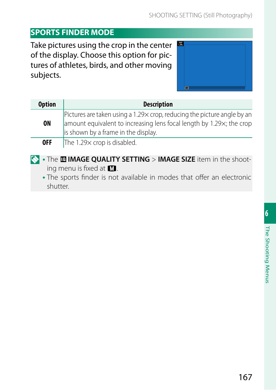 Sports finder mode | FujiFilm X-T5 Mirrorless Camera (Silver) User Manual | Page 193 / 432