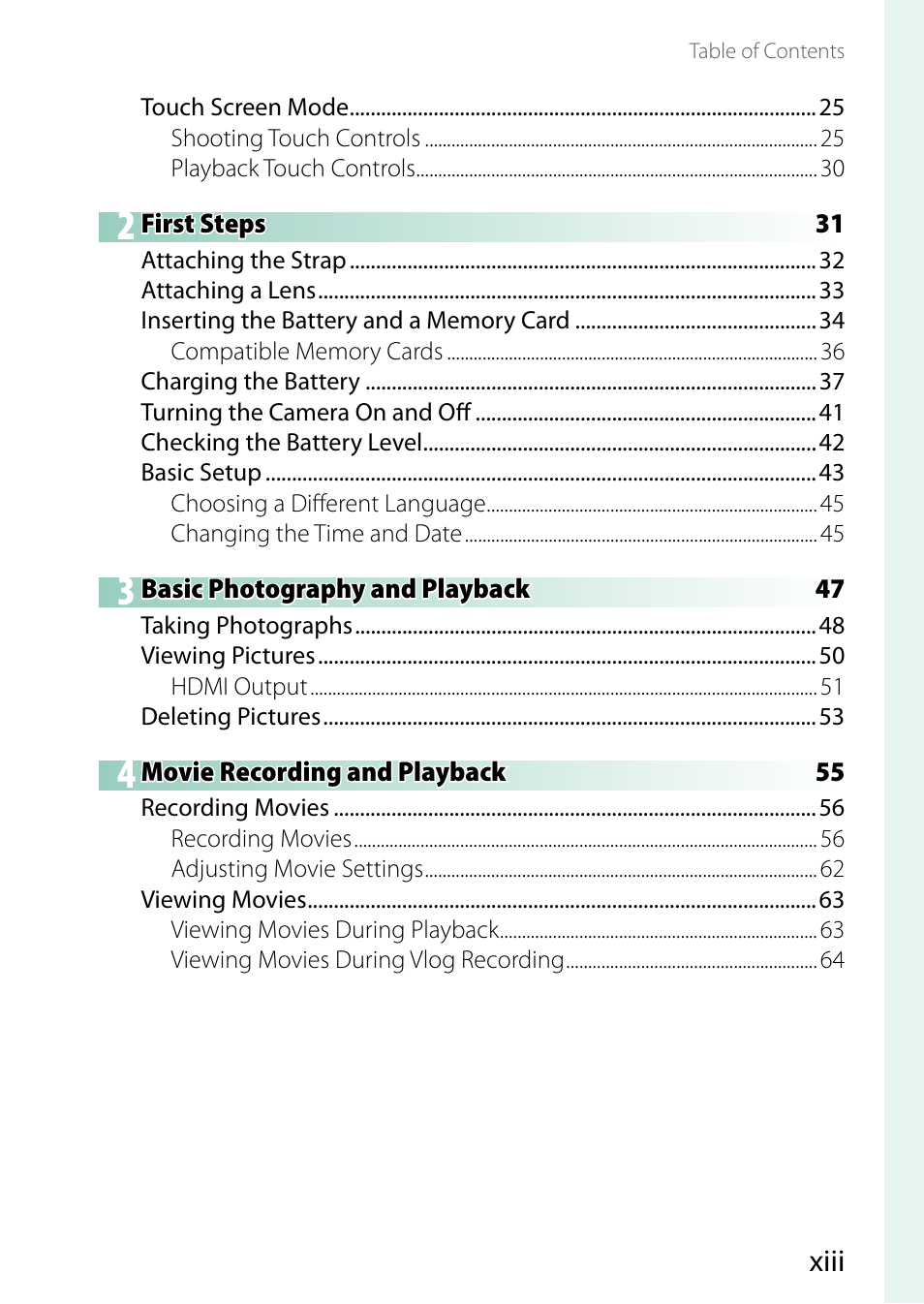FujiFilm X-S20 Mirrorless Camera with 18-55mm Lens (Black) User Manual | Page 13 / 424