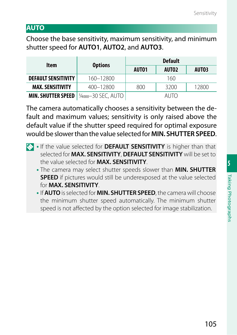 Auto | FujiFilm X-S20 Mirrorless Camera with 18-55mm Lens (Black) User Manual | Page 131 / 424