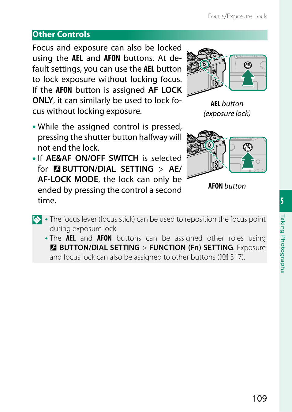 Other controls | FujiFilm X-S20 Mirrorless Camera with 18-55mm Lens (Black) User Manual | Page 135 / 424