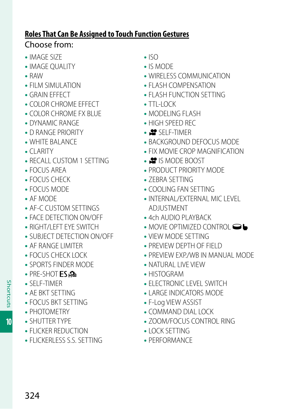 FujiFilm X-S20 Mirrorless Camera with 18-55mm Lens (Black) User Manual | Page 350 / 424