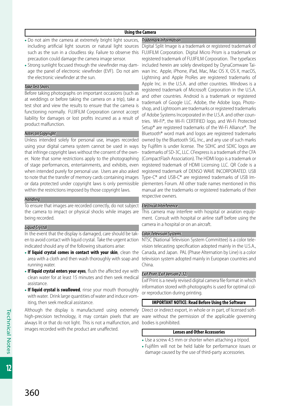 FujiFilm X-S20 Mirrorless Camera with 18-55mm Lens (Black) User Manual | Page 386 / 424