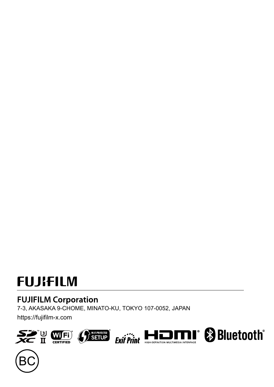 FujiFilm X-S20 Mirrorless Camera with 18-55mm Lens (Black) User Manual | Page 424 / 424