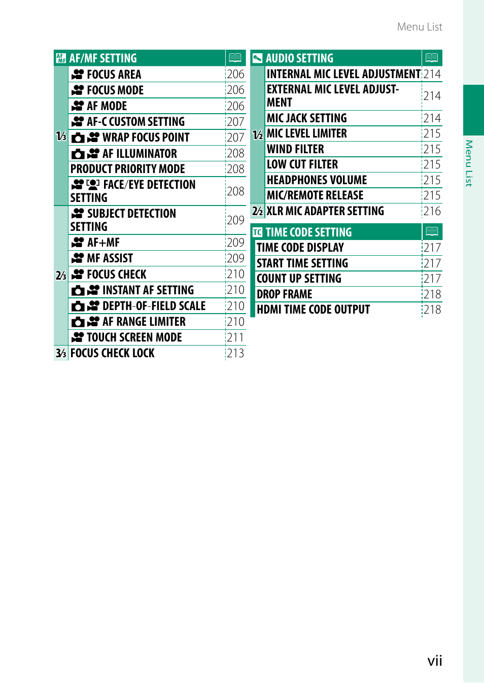 FujiFilm X-S20 Mirrorless Camera with 18-55mm Lens (Black) User Manual | Page 7 / 424