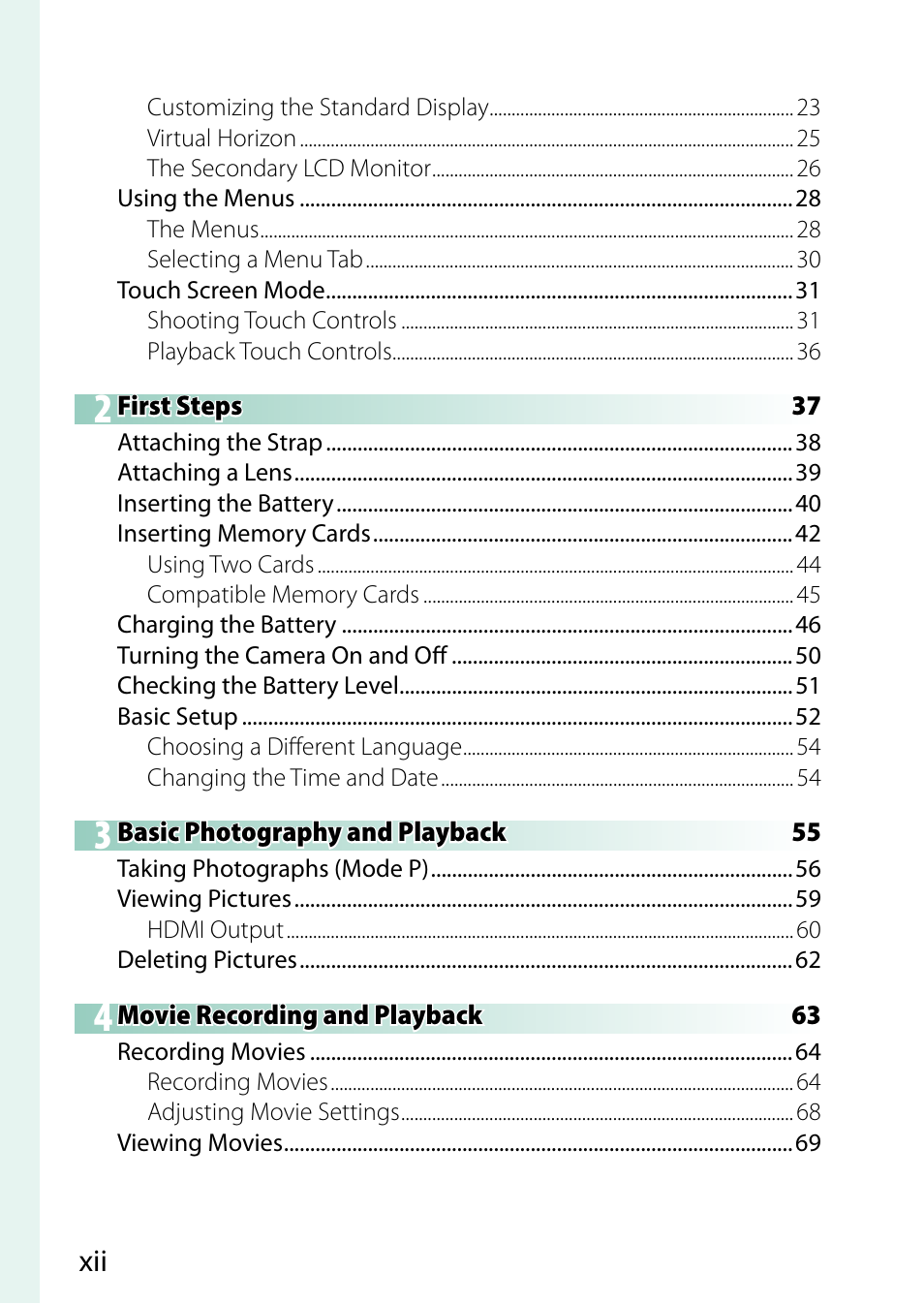 FujiFilm X-H2 Mirrorless Camera User Manual | Page 12 / 404