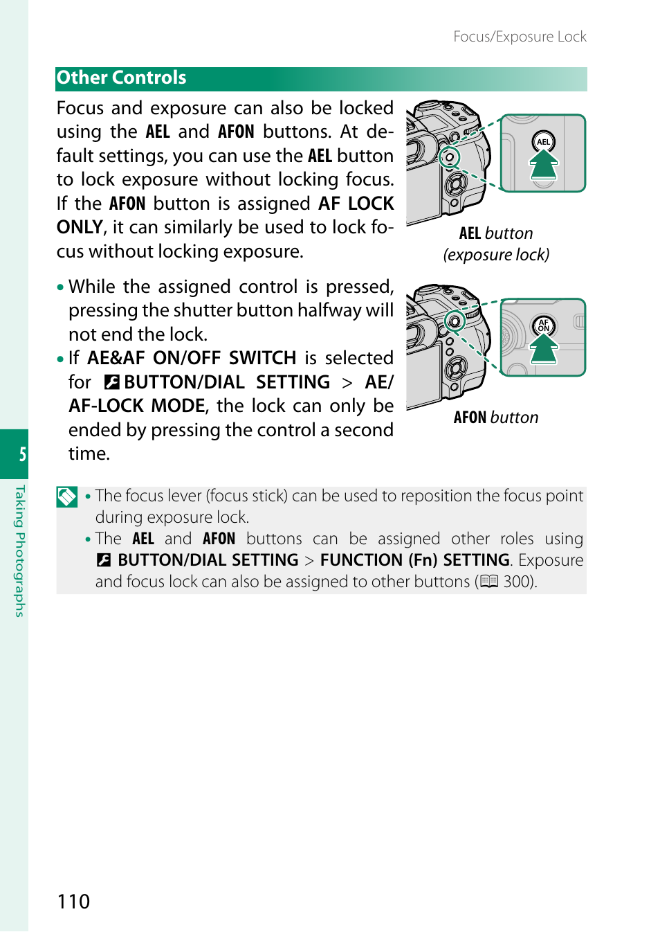 Other controls | FujiFilm X-H2 Mirrorless Camera User Manual | Page 134 / 404