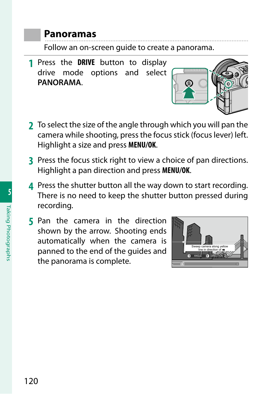 Panoramas | FujiFilm X-H2 Mirrorless Camera User Manual | Page 144 / 404