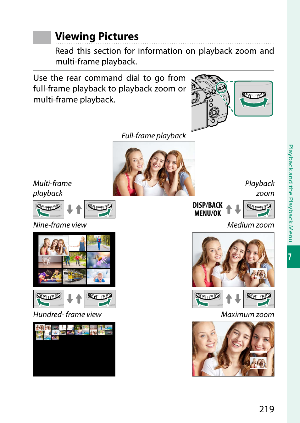 Viewing pictures | FujiFilm X-H2 Mirrorless Camera User Manual | Page 243 / 404