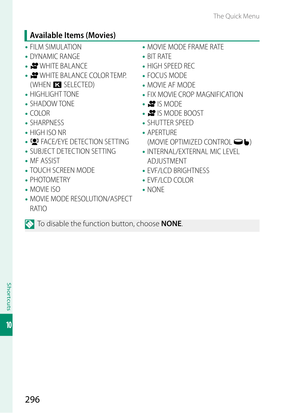 FujiFilm X-H2 Mirrorless Camera User Manual | Page 320 / 404