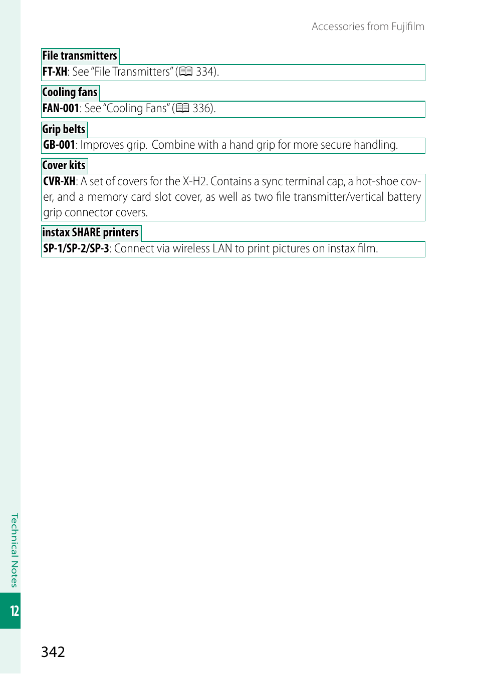 FujiFilm X-H2 Mirrorless Camera User Manual | Page 366 / 404