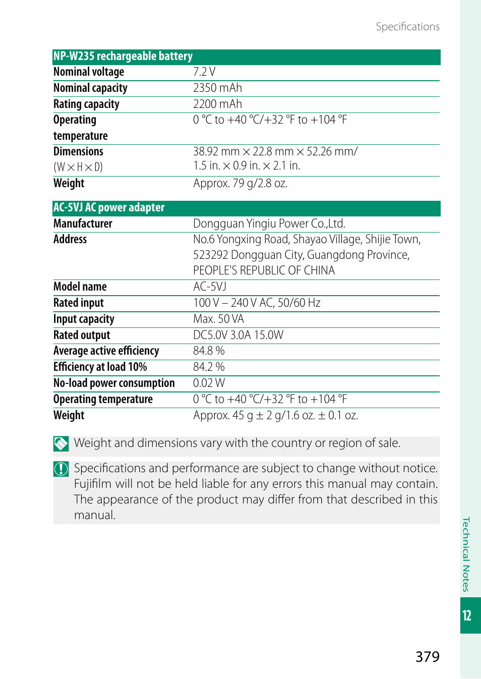 FujiFilm X-H2 Mirrorless Camera User Manual | Page 403 / 404