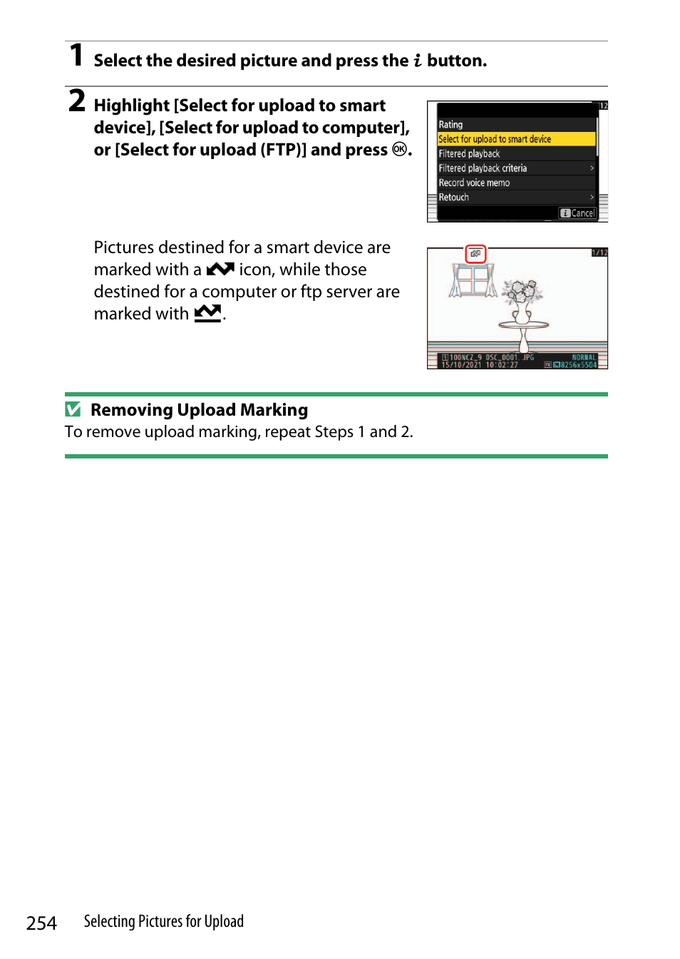Nikon Z9 Mirrorless Camera User Manual | Page 254 / 914