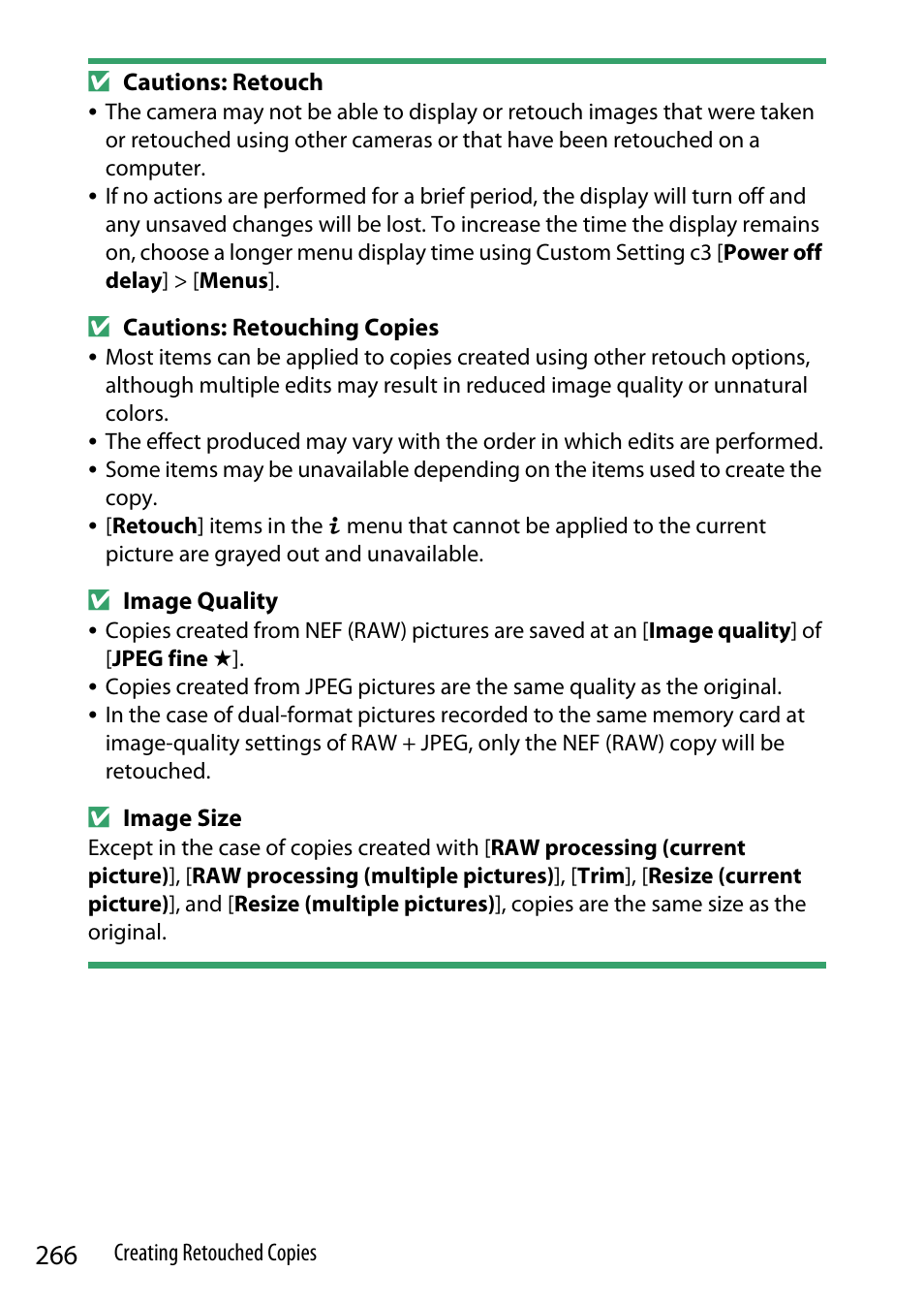 Nikon Z9 Mirrorless Camera User Manual | Page 266 / 914