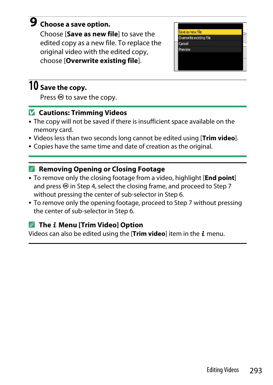 Nikon Z9 Mirrorless Camera User Manual | Page 293 / 914