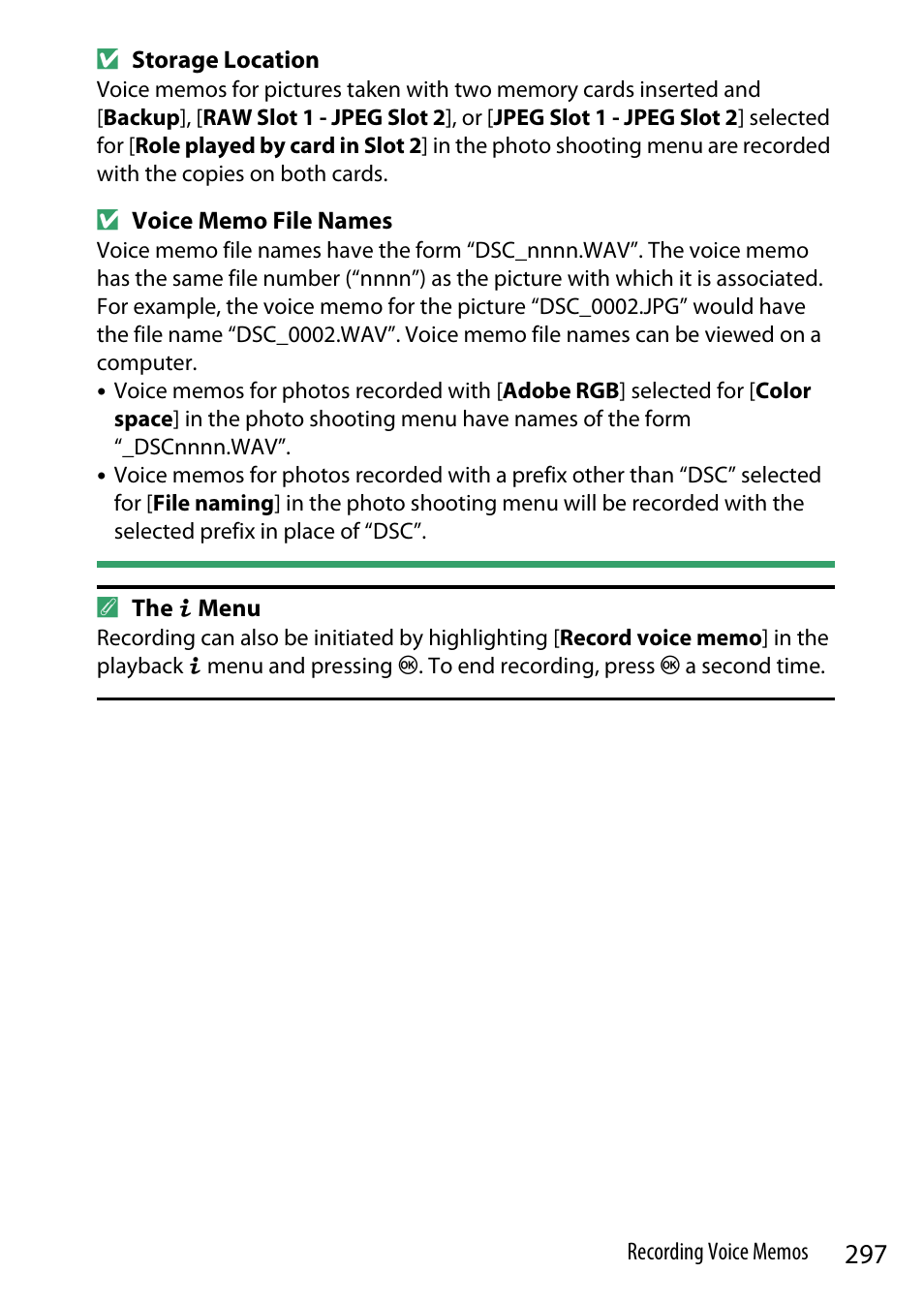 Nikon Z9 Mirrorless Camera User Manual | Page 297 / 914