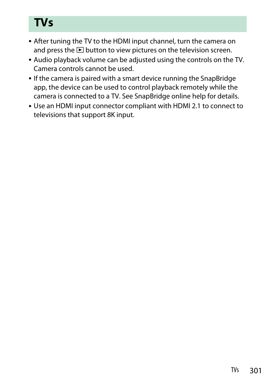 Nikon Z9 Mirrorless Camera User Manual | Page 301 / 914