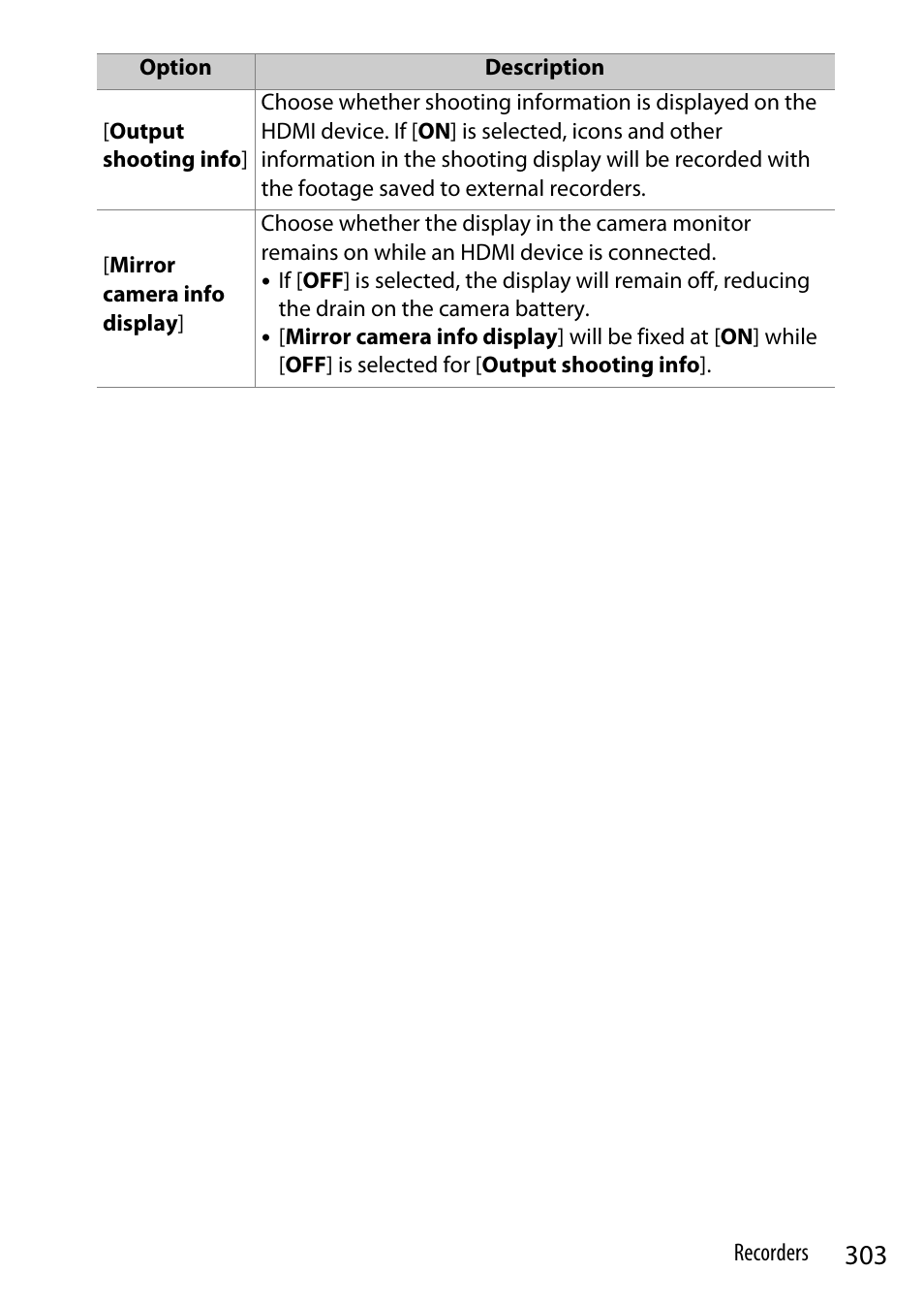 Nikon Z9 Mirrorless Camera User Manual | Page 303 / 914