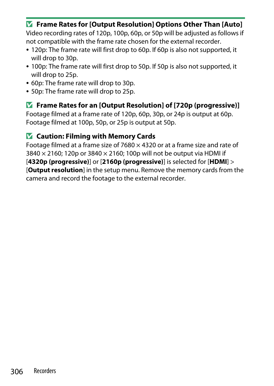 Nikon Z9 Mirrorless Camera User Manual | Page 306 / 914