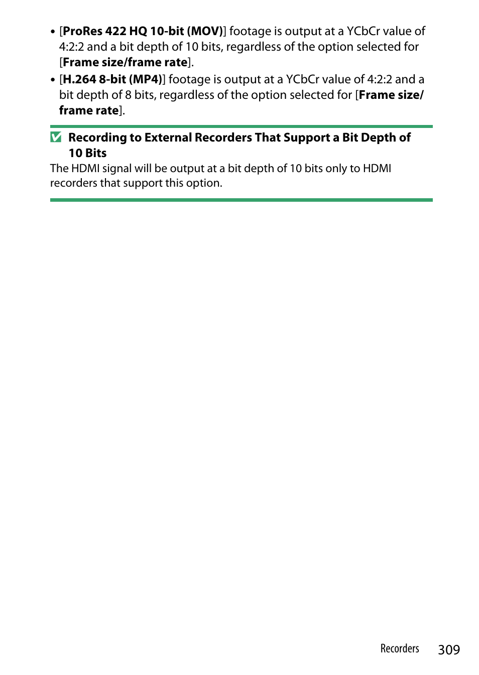 Nikon Z9 Mirrorless Camera User Manual | Page 309 / 914
