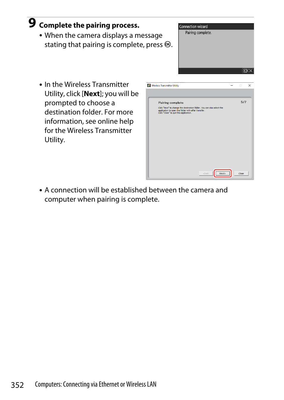 Nikon Z9 Mirrorless Camera User Manual | Page 352 / 914