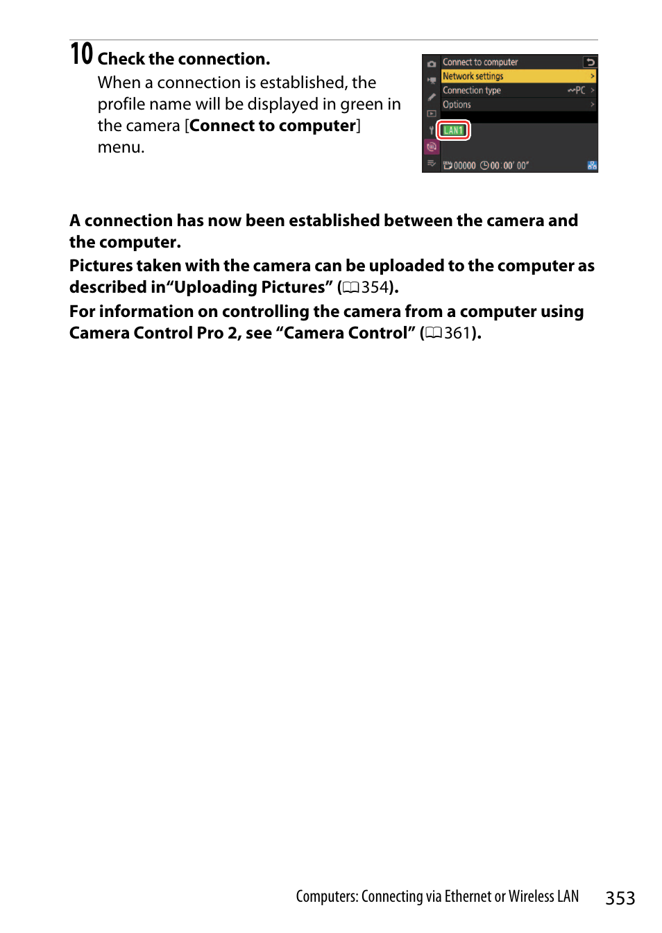Nikon Z9 Mirrorless Camera User Manual | Page 353 / 914