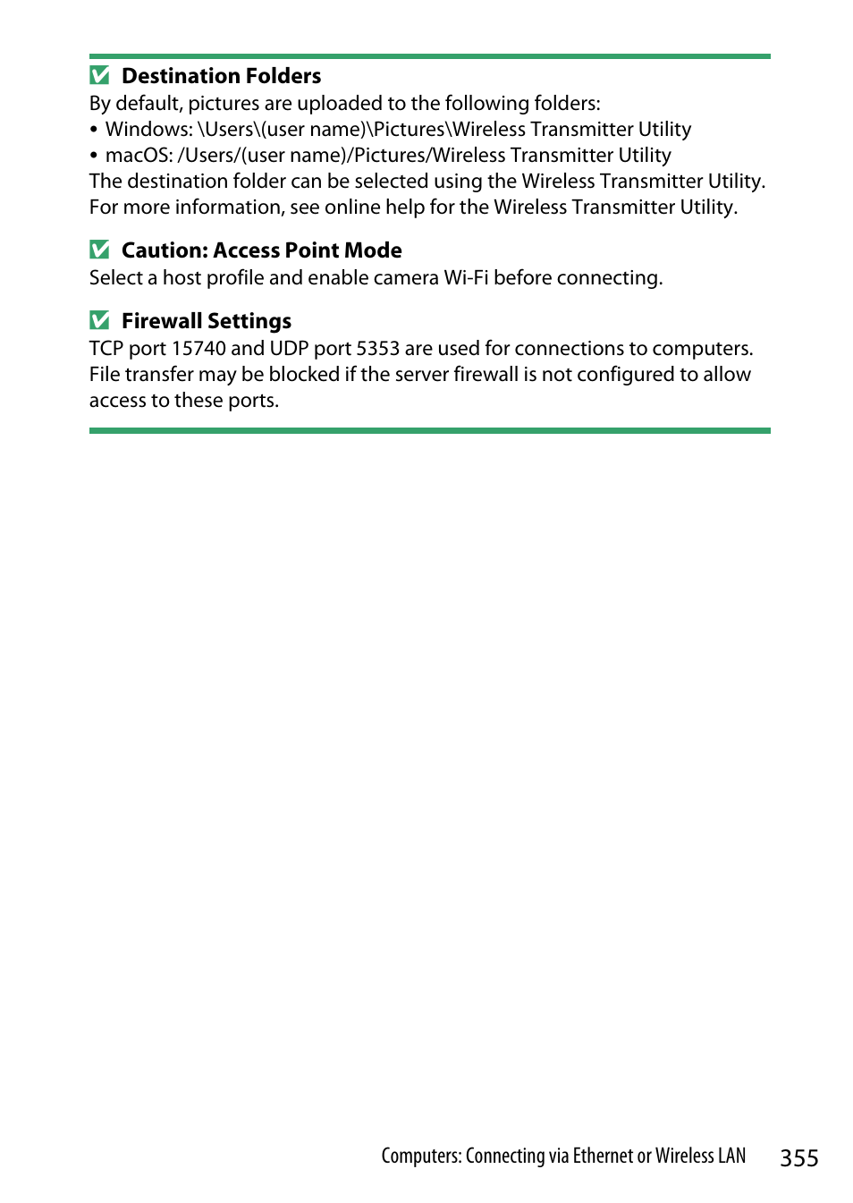 Nikon Z9 Mirrorless Camera User Manual | Page 355 / 914