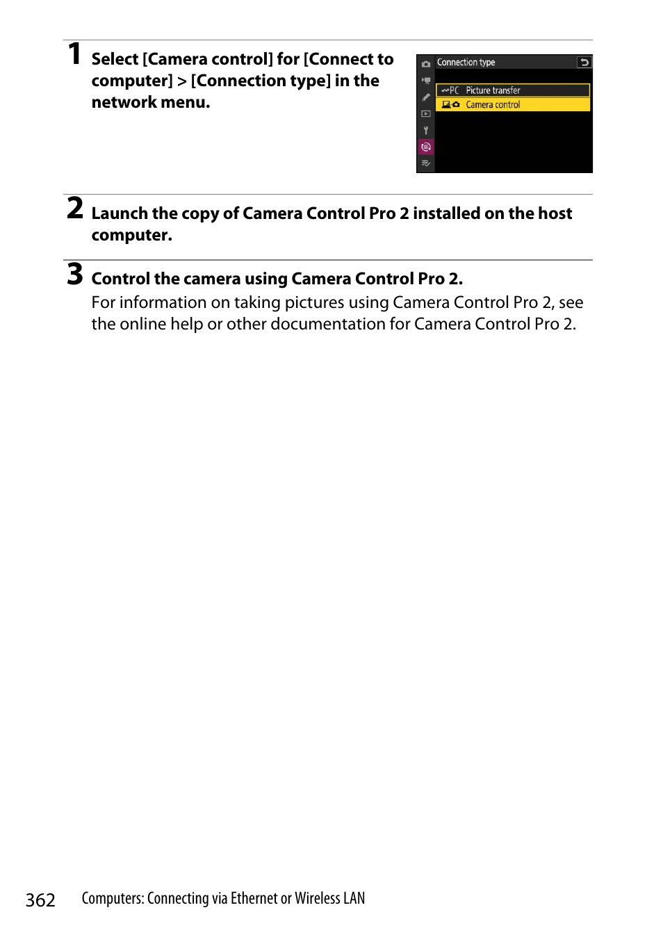 Nikon Z9 Mirrorless Camera User Manual | Page 362 / 914