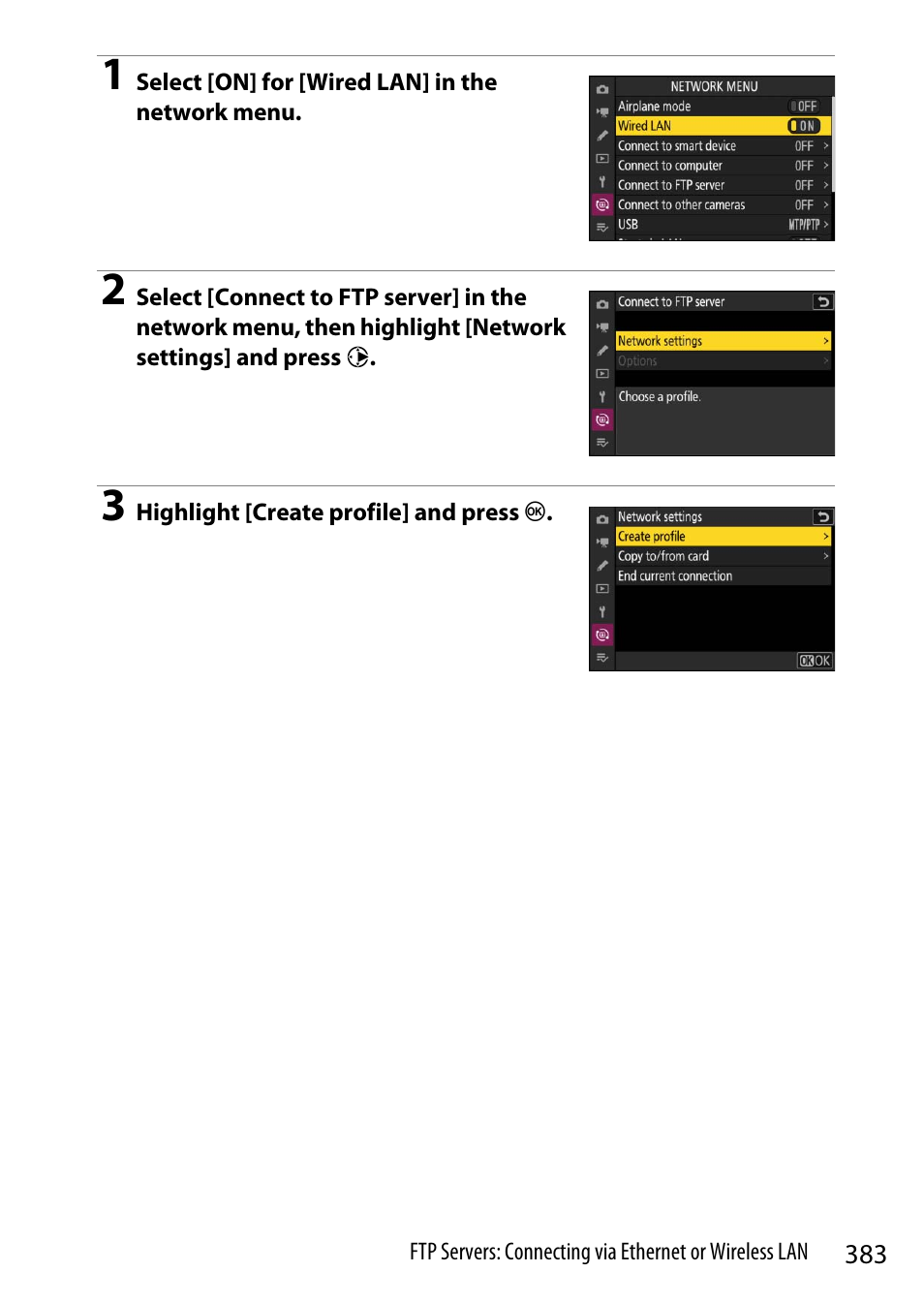 Nikon Z9 Mirrorless Camera User Manual | Page 383 / 914