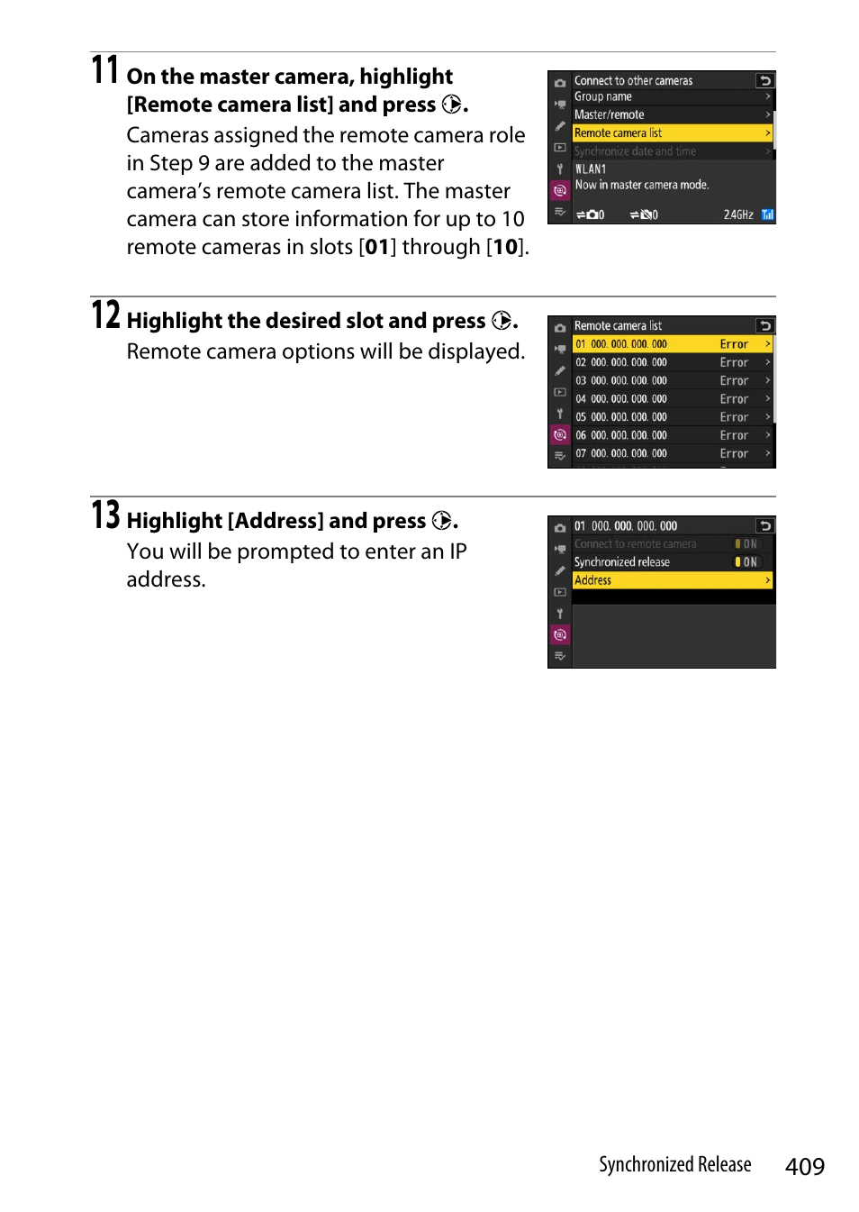 Nikon Z9 Mirrorless Camera User Manual | Page 409 / 914